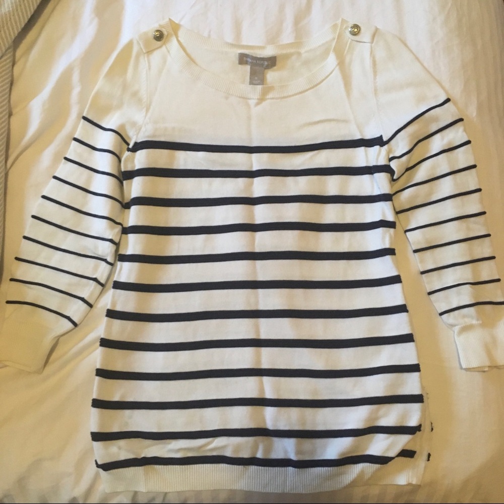 Banana republic boatneck sweater.